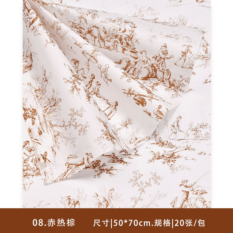 Flor de primavera retro flores Sydney papel ramo de flores flores artesanal papel de embalaje DIY hecha a mano