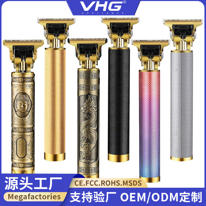 Electric Electric Clipper Hair Clipper Electric Clipper Oil Head Scissors Shaving Razor Bald Hair Clipper Rechargeable Manufacturer