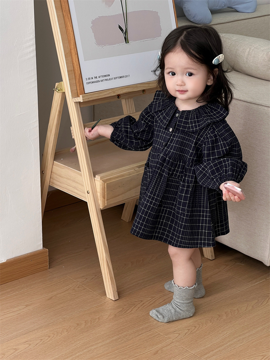 Ropa de otoño para niños 2025 nuevo otoño ropa infantil coreana vestido de princesa ropa de otoño