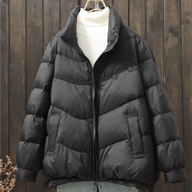 Women's Clothing Lightweight short winter coats jacket for women new winter coats stylish fashion women's clothing small stand collar winter coat_voghion.com