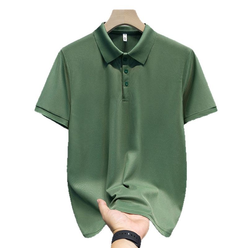 Camiseta polo de manga corta con solapa de verano para hombre, camiseta de moda de color sólido para hombre, camisa casual de media manga americana para hombre
