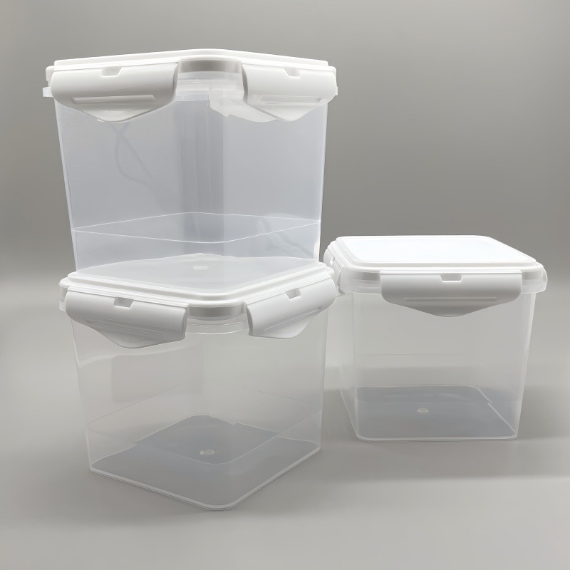 Caja de sellado de yogur de Tianrun 1kg 1000ml caja de sellado de yogur caja de plástico cuadrada caja de embalaje de barril cuadrado engrosado