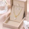 Necklace stainless steel, elite fashionable chain for key bag , wholesale, does not fade