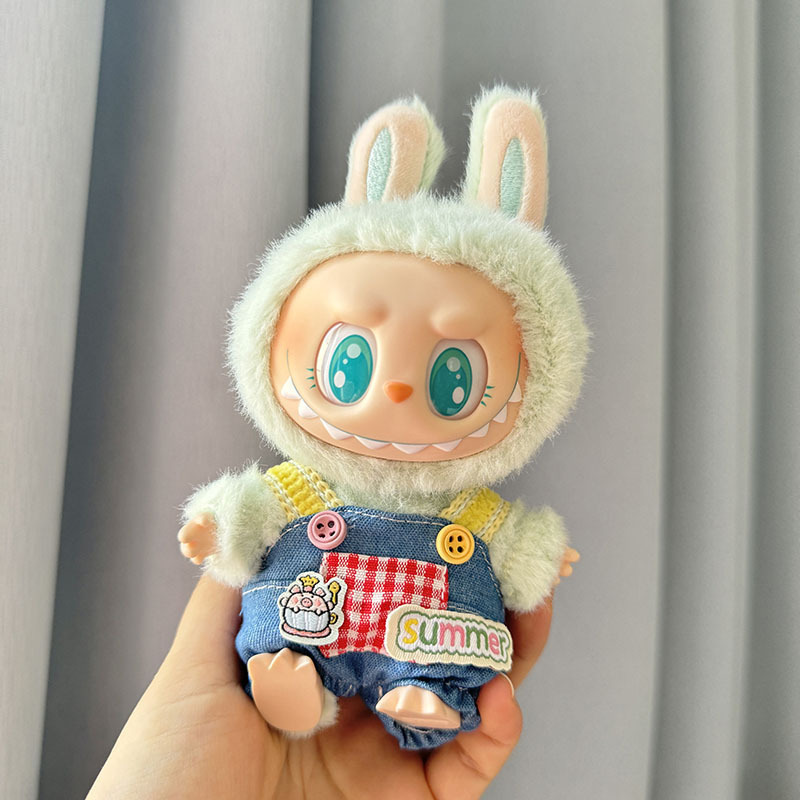 服のみ】第二世代ブラインドボックス ラブブ服 エポキシ樹脂製顔飾り ラブブ シットシットパーティーシリーズ ベビー服 可愛い|undefined