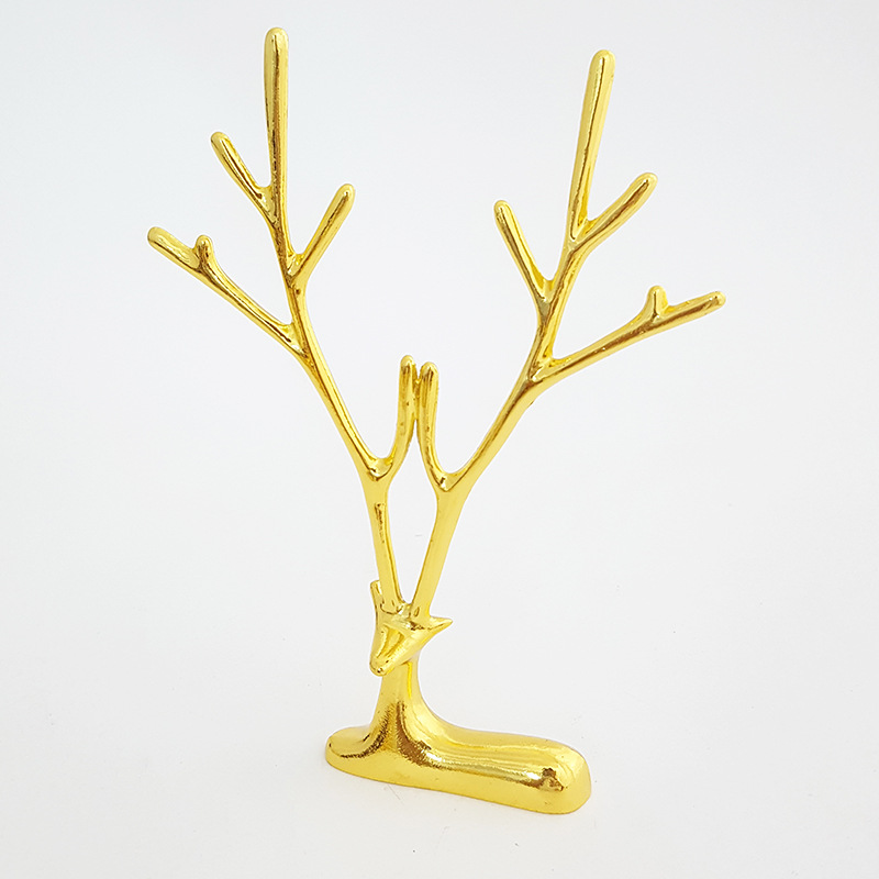 Luz casa de lujo cubierta de metal accesorios de elevación ciervos Cisne elefante animal decoración aromaterapia cubierta Candy Jar Accesorios