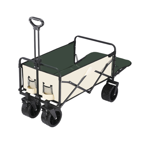 Large Capacity Outdoor Camping Folding Cart Outdoor Wheelbarrow Foldable Cart Express Cart Pull Cart