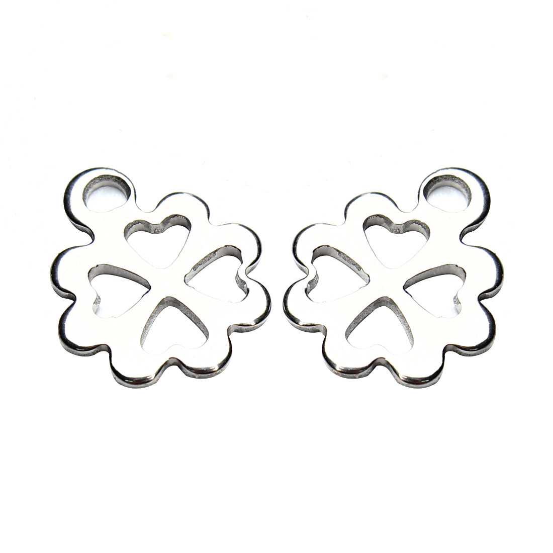 1 Set Simple Style Cross Star Butterfly Stainless Steel Plating Jewelry Accessories display picture 1