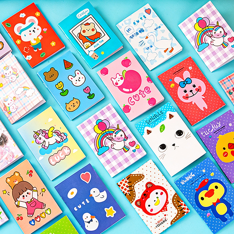 Cartoon small cute book for students, stationery, award, Birthday gift