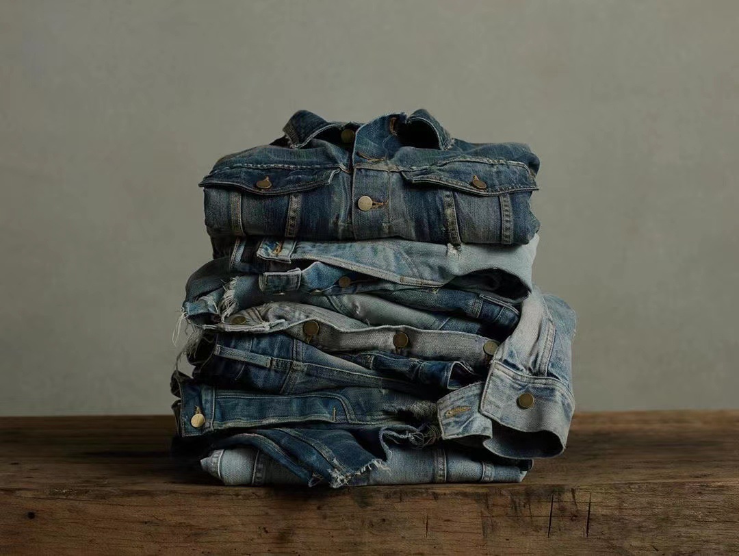 Men's Clothing heavy washed distressed denim jacket for men and women bf hip hop high street loose coat jacket_viptrois.com