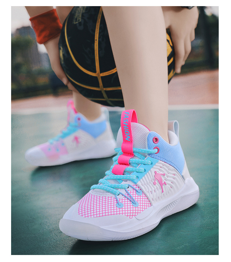 Girl's Athletic Shoes - TT-6399 White Powder