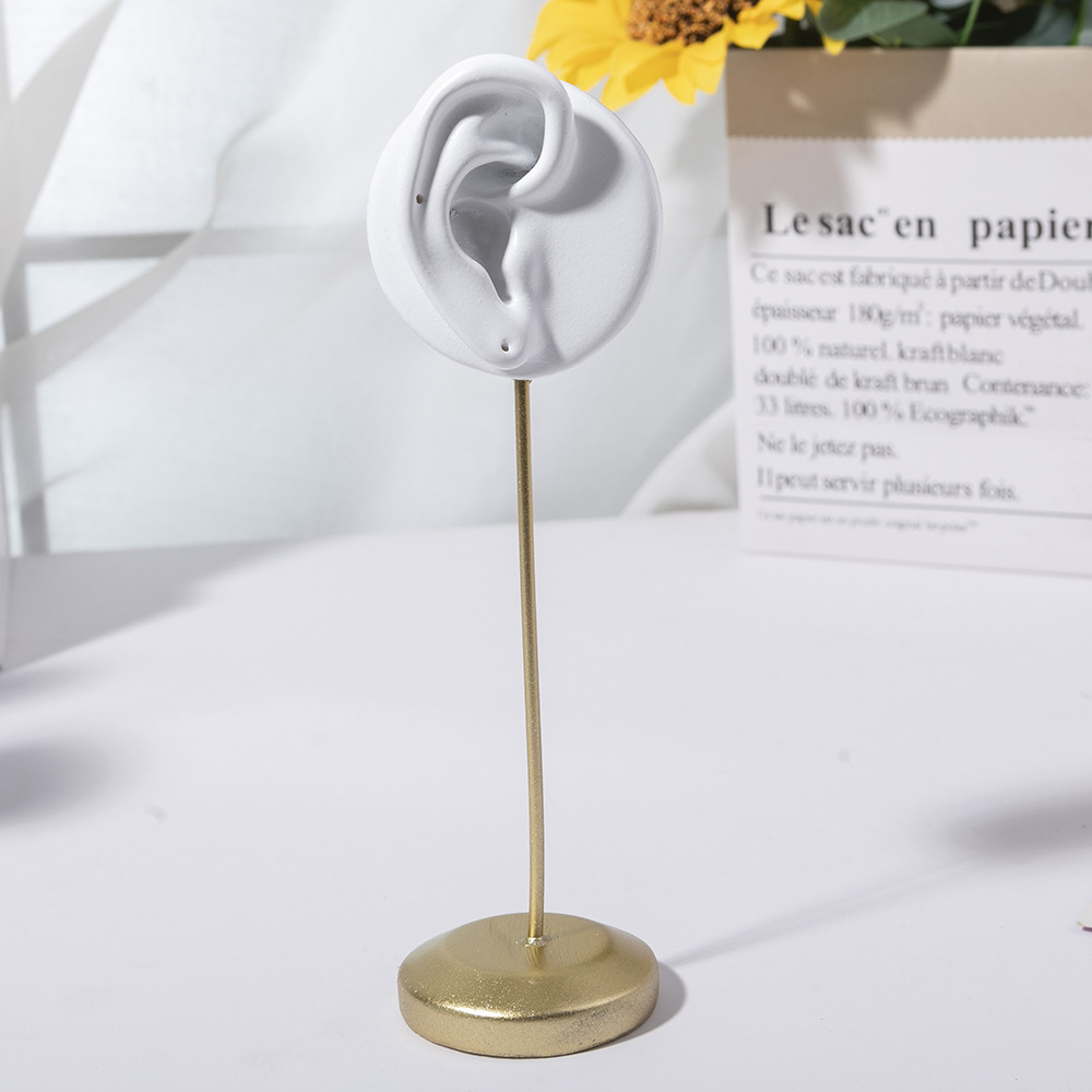 126g Weight Jewelry Rack Classification 2 Pieces Quantity Alloy, Resin Material Color Block Pattern Patchwork Design Simple Style, Classic Style Style 2 Pieces Alloy Resin Simple Style Classic Style Color Block Jewelry Rack 4