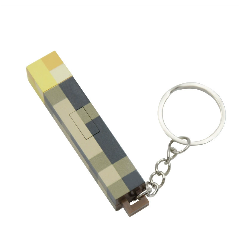 Minecraft Minecraft Peripheral Torch Torch Light Luminous Keychain Mini Torch Model Pendant for Play