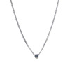 Fashionable necklace stainless steel, chain for key bag  for beloved, pendant hip-hop style, simple and elegant design