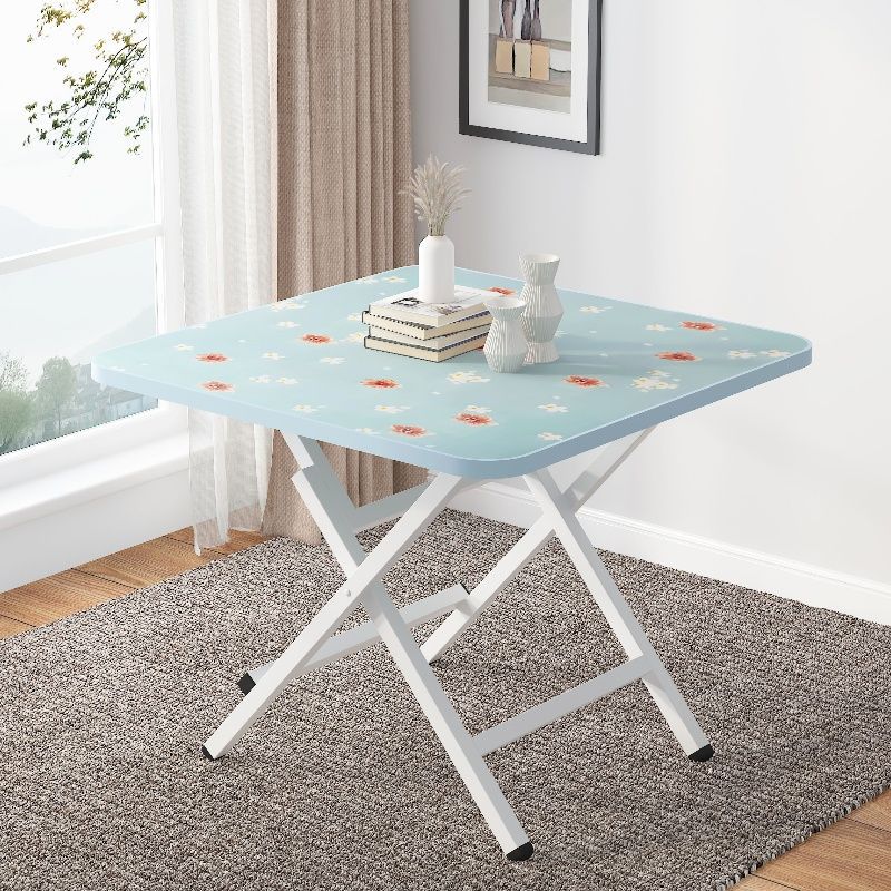 Mesa plegable alquiler de alquiler de mesa de comedor al aire libre portátil mesa de estand simple mesa de comedor casera mesa cuadrada