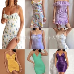 希音2025欧美外贸跨境女装亚马逊shein爆款晚宴长袍礼服连衣裙