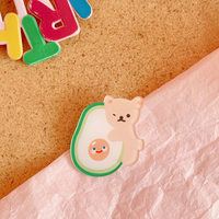 Tengyi ins viento lindo de dibujos animados acrílico cachorro broche insignia al por mayor ropa bolso colgante joyería pin