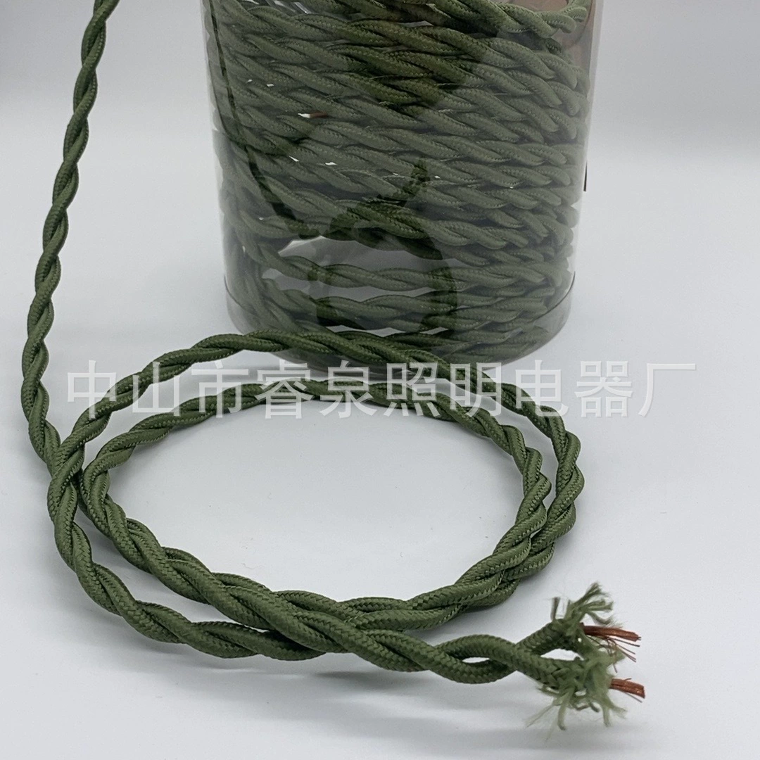Woven lights, ceiling lamp, retro power cable, wholesale, handmade