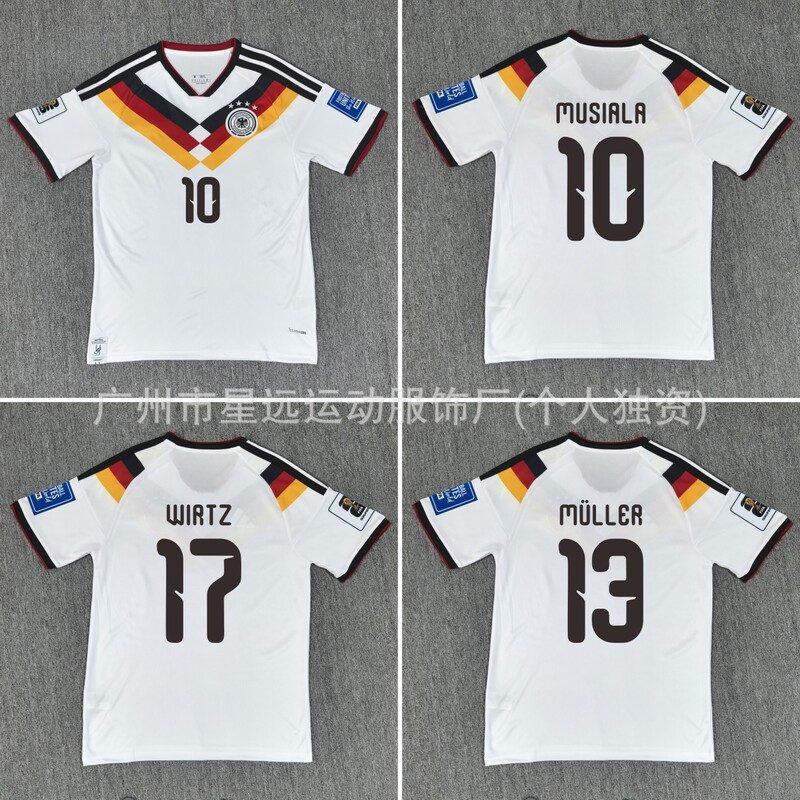 Wholesale 2026 German Team World Cup Home Fan Version Jersey Muller Musiala Football Uniform Shirt