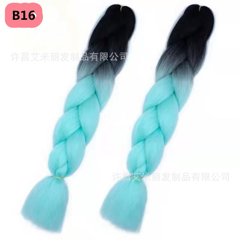 Trenzas africanas con cabello rosa渐 – materiales de alta temperatura, estilo boxeador