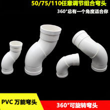 PVC360תͷڽǶˮܽͷSλ50 75 110mm