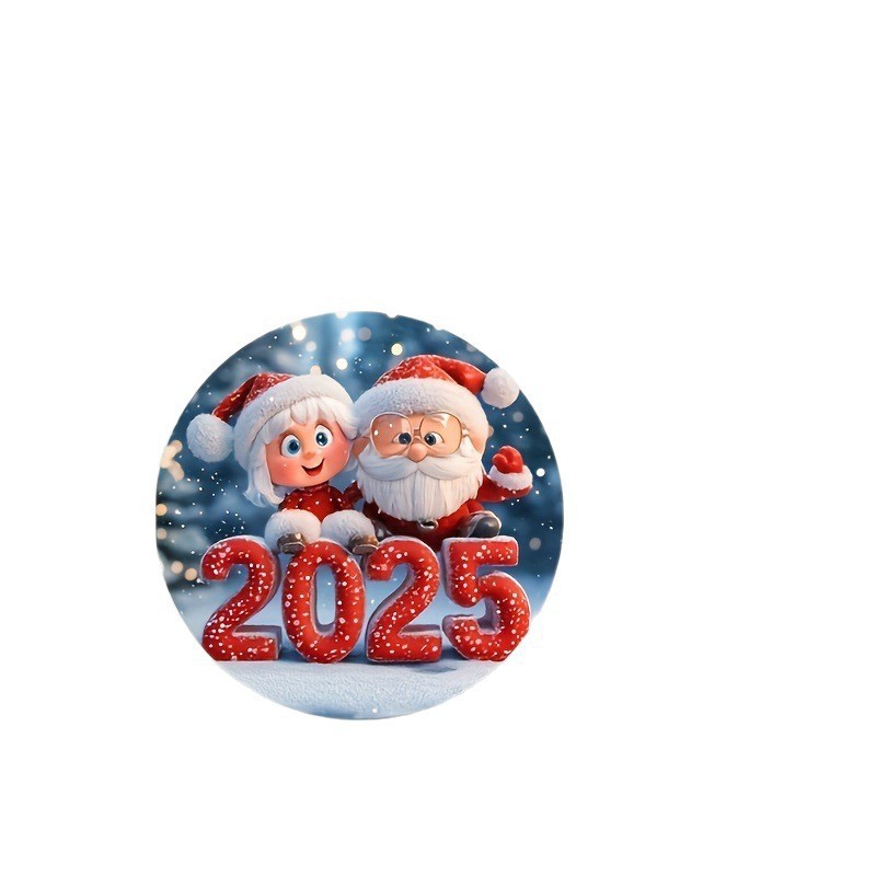 Nuevo trineo de Santa Claus transfronterizo colgante de automóviles de Navidad decoración del hogar puerta del dormitorio festivales decoración del árbol de Navidad