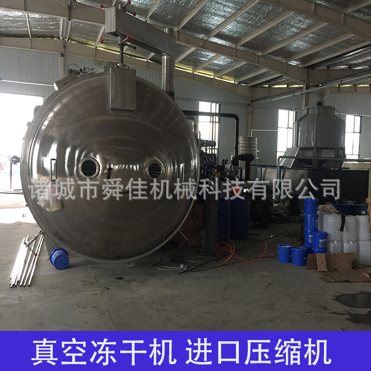 蚕宝宝真空冷冻干燥机 黄秋葵大型真空冻干机 秋葵脆片冻干设备