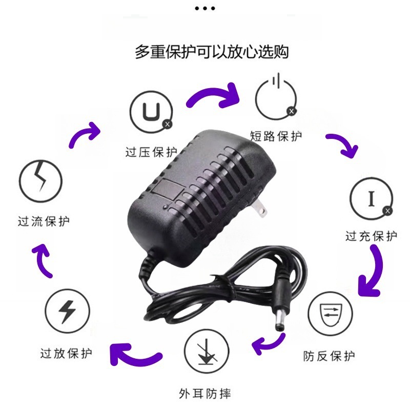 12V1A2A 電源アダプタ 5V1A6V1A9V2A 化粧鏡 LED ライトストリップモーターセットトップボックス電源メーカー|undefined