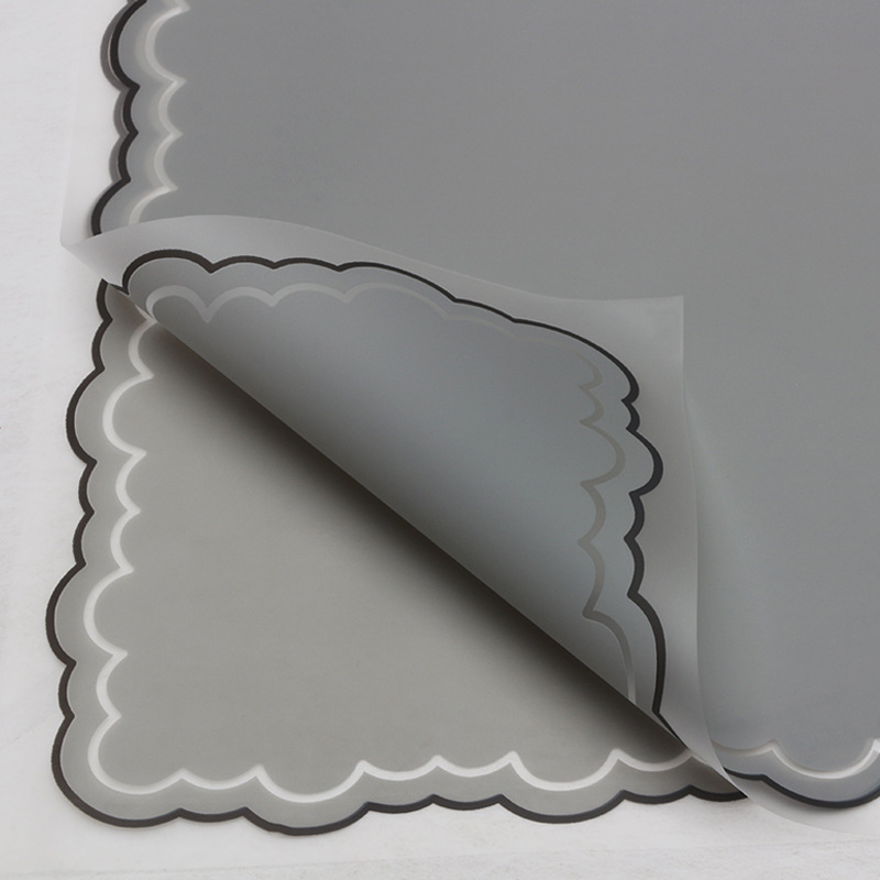 Ceniza de gota de agua; 57 * 57cm20 hojas / paquete