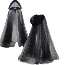 万圣节披风网纱 成人鬼新娘死神表演服装cos女巫吸血鬼披风斗篷