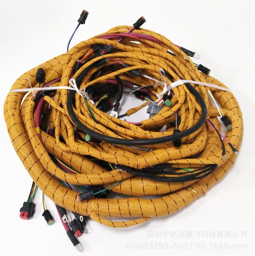 Arnés de cableado principal y externo para excavadora CAT Carter 320D, piezas originales