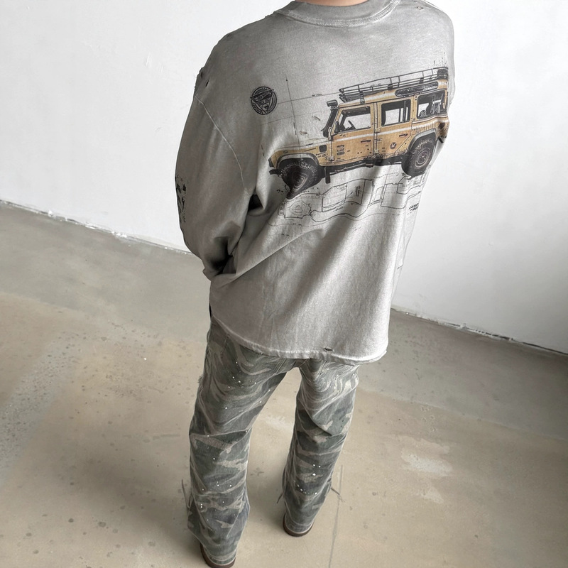 Saint X Hot Wheels X Land Rover Defender Three-Party Collaboration Long-Sleeve T-Shirt Saint X Hot Wheels X Land Rover Defender Three-Party Collaboration Long-Sleeve T-Shirt