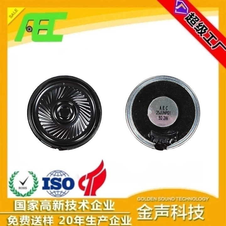 Quanzhou Brand Aec Direct Supply 40mm 8 Ohm 2 Watt Mylar Speaker Smart Voice Toy Radio Speaker