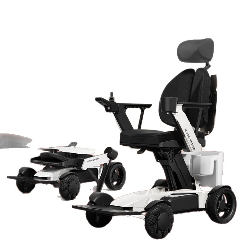 Guardia Dios lujo elevador de silla de ruedas eléctrico inteligente automático especial todoterreno plegable Snow Leopard R7 scooter