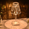 Brand creative night light, crystal, touch atmospheric LED table lamp for bed, Italy, internet celebrity