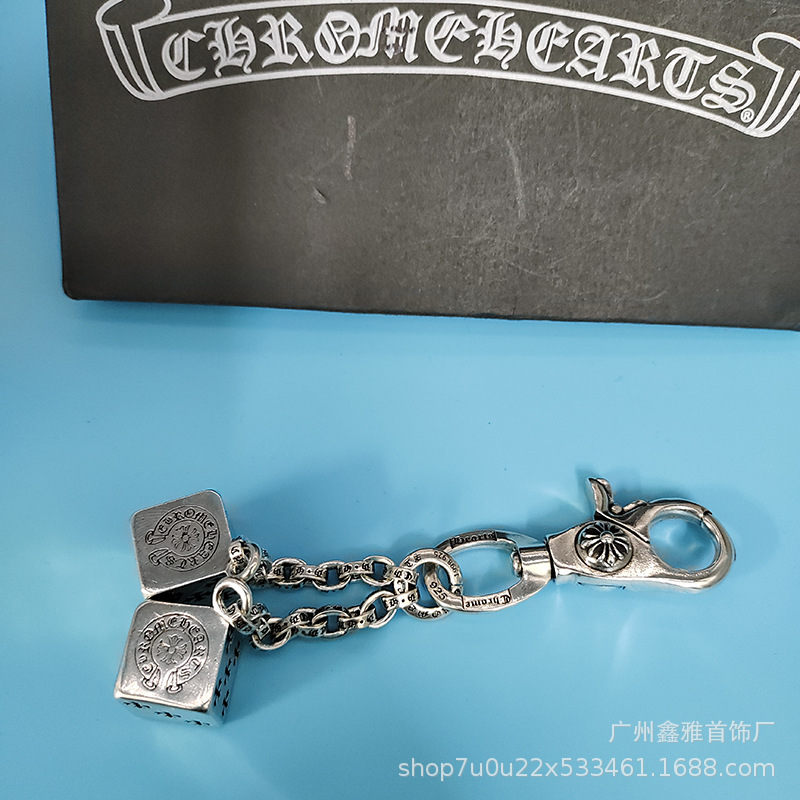 Chkeluo llavero cremallera accesorios Cruz colgante s925 estándar primavera hebilla cabeza de la langosta bloqueo