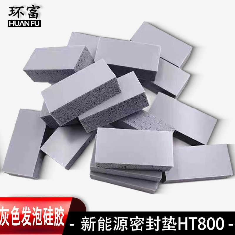 Яркая жидкая вспенивающаяся силиконовая прокладка устойчива к высокой температуре огнестойкости амортизирует новую энергетическую батарею автомобиля буфер вырезать уплотнение