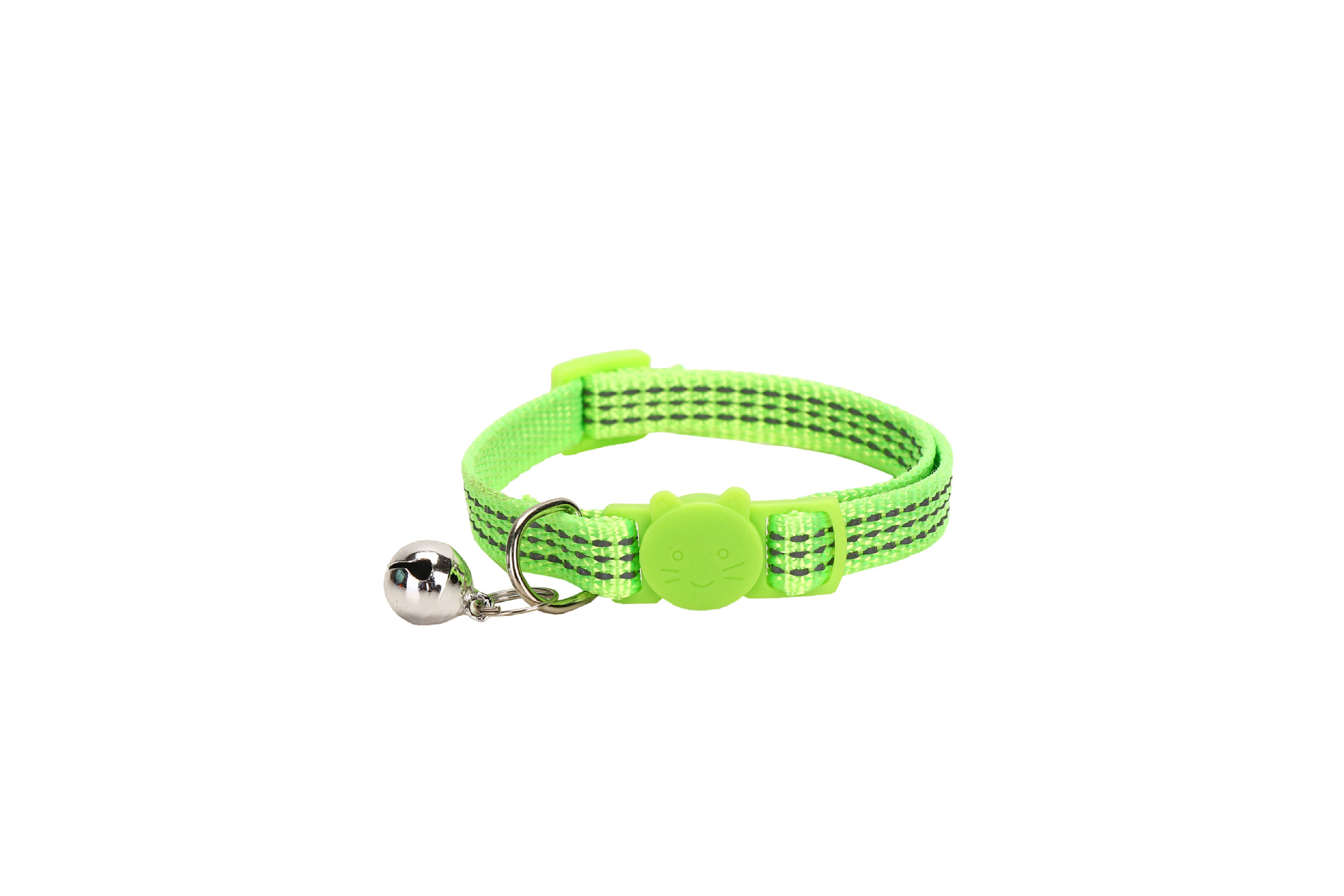 Pei Chong Beibei nuevo producto seda reflectante color hebilla de gato collar de gato reflectante hebilla de seguridad ajustable correas al por mayor