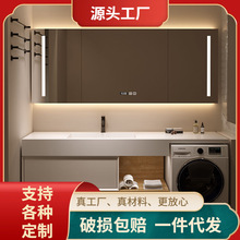 Rock plate ceramic Corine bathroom cabinet, bathroom set, bathroom cabinet, balcony washing machine integrated cabinet, rock plate washbasin Application Scenario