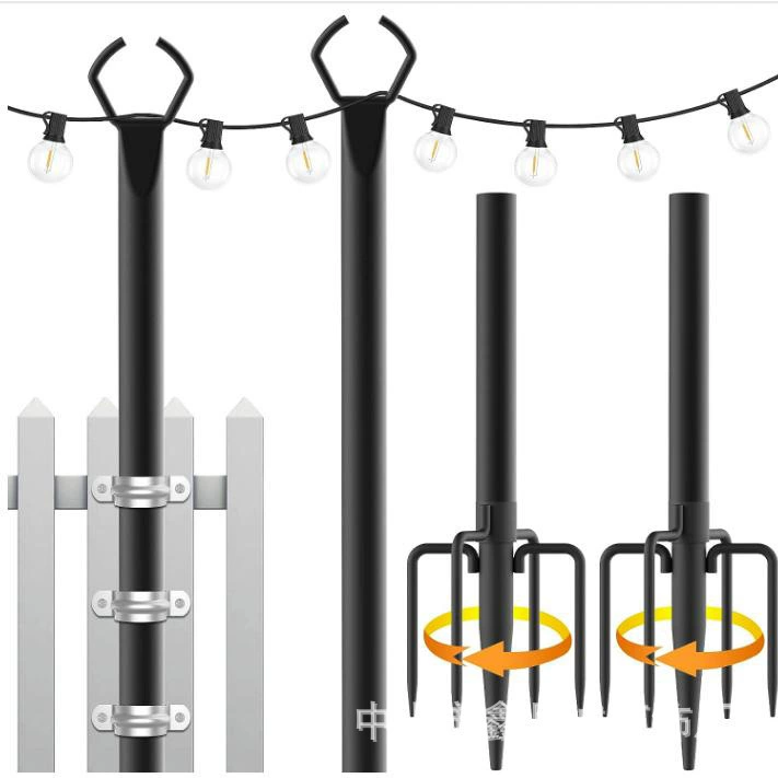 Амазонка взорвала уличную стойку лампы опорный стержень лампа держатель света держатель света сад балкон полый стержень лампы держатель света держатель