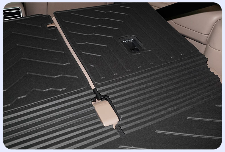 Suitable for Ideal L6/L7/L8/L9 Integrated Trunk Mat Tpe Trunk Protection Mat Three-Row Backrest Mat Dropshipping