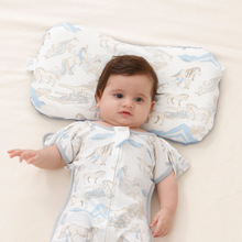 婴儿枕头0-3岁四季双面可用安抚豆豆枕幼儿园宝宝定型枕记忆枕头