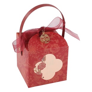 Portable empty box candy box retro wedding candy box wedding candy box creative wedding candy box