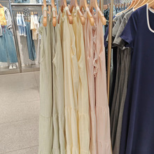 2025夏季新款十三行女装甜美流行连衣裙浅色高级感少女裙批发货源