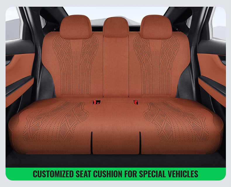Byd Destroyer 05 Special Car Seat Cushion, Rams Perforated Breathable Full-Cover Anti-Slip Seat Cover