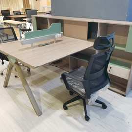 员位办公桌椅组合屏风座隔6四人位办公室职员桌简约