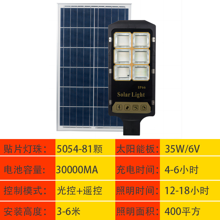 Luces solares LED para exteriores, luces para jardín, luces de paisaje, luces de ingeniería de alta potencia ajustables para carreteras, postes altos