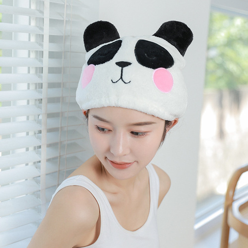 Z Hair Dry Hat Polyester Coral Hair Dry Hat Women's Water-Absorbent Children's Cute Creative Animal Hair Dry Hat Wholesale