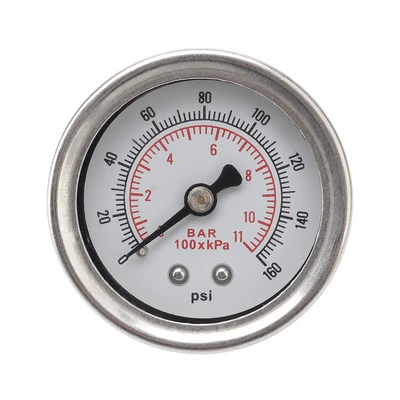 gauge black surface 1/8NPT – automobile instrument - 0160-psi