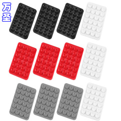 24粒40粒両面シリコン吸盤貼付携帯電話吸盤スタンド厚型両面80粒48粒円形19粒
