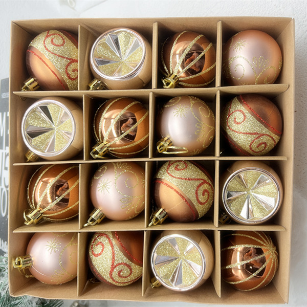 2023 popular BOLA DE Navidad árbol de Navidad decoraciones decorativas bola colorida superficie brillante vacaciones decoración de la boda suministros al por mayor